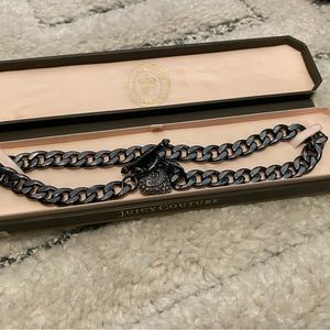 Juicy Couture Necklace J Heart Bling Choker